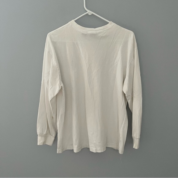 VINTAGE Looney Tunes Shirt Adult Small White Tweety Bird Embroidered Henley Mens - Picture 2 of 13